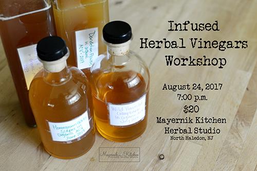 Infused Herbal Vinegar Workshop