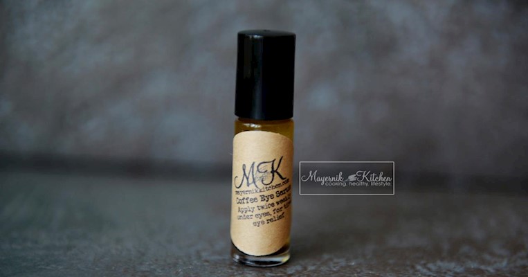 Homemade Coffee Eye Serum - Mayernik Kitchen