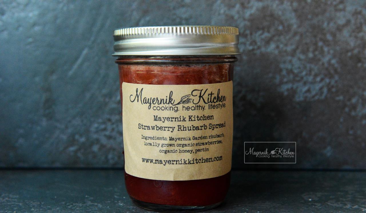 Homemade Strawberry Rhubarb Spread - Mayernik Kitchen