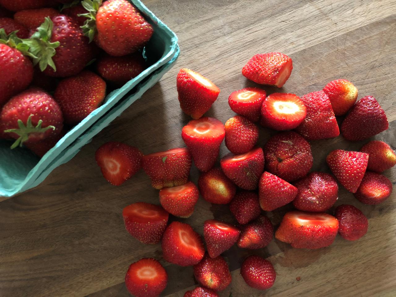 Chopped Farm Fresh Strawberries - Mayernik Kitchen