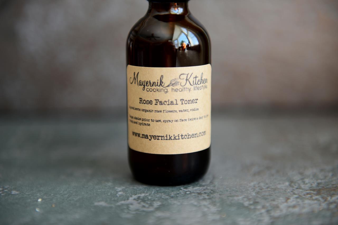 Organic Rose Facial Toner - Mayernik Kitchen Organic Rose Facial Toner - Mayernik Kitchen