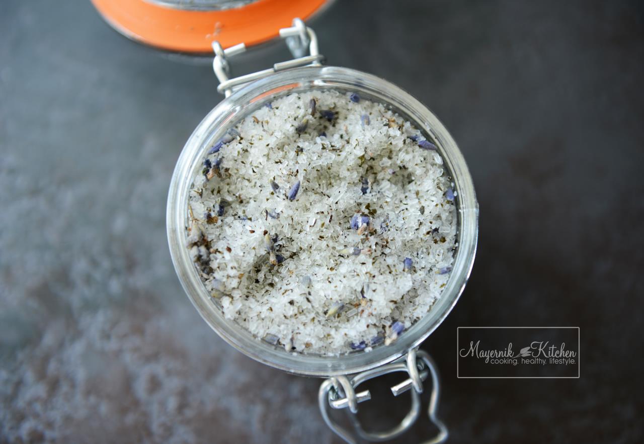 Lavender Green Tea Foot Soak - Mayernik Kitchen #mayernikkitchen