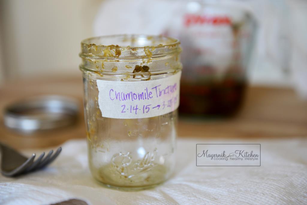 Chamomile Tincture - Mayernik Kitchen