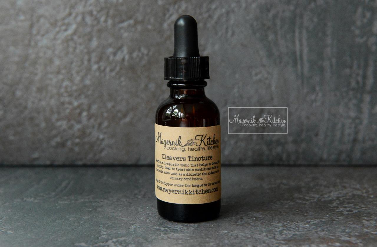 Local Cleavers Tincture - Mayernik Kitchen - #mayernikkitchen